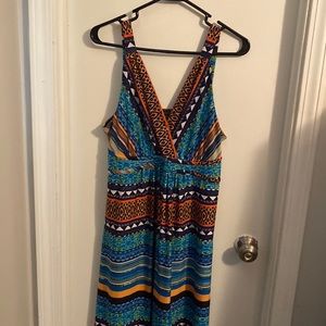 Large Metaphor Maxi dress